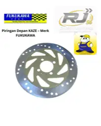 Piringan Cakram Depan KAZE – Merk FUKUKAWA