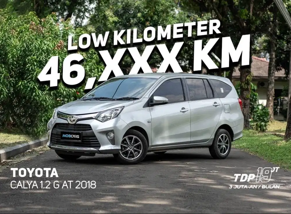 FREE BBM FULL TANK CALYA 1.2 G AT MATIC 2018