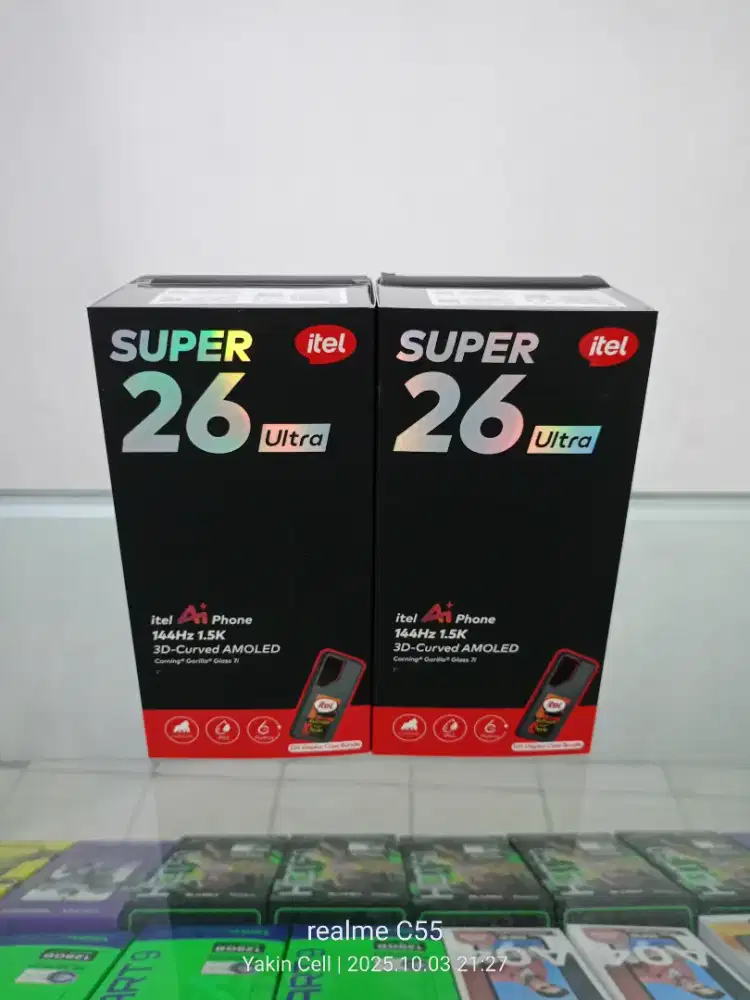 Itel S26 Ultra 8/128 GB Layar Curved AMOLED 6000 mAh Garansi Resmi