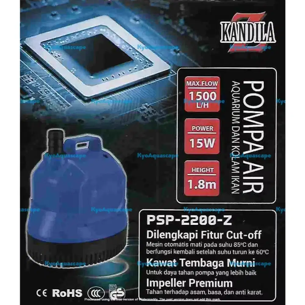 Kandila PSP 2200z Pompa celup