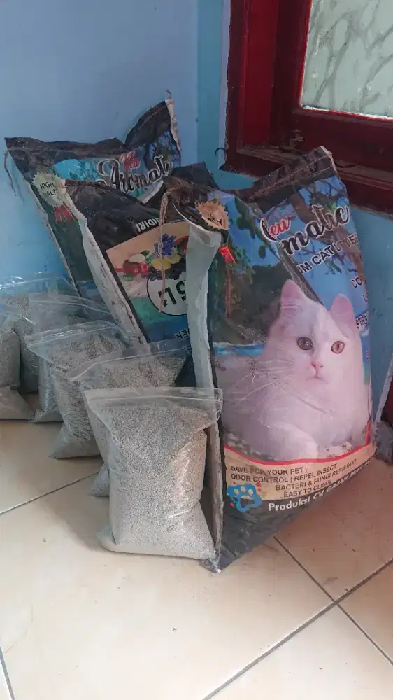 Pasir Kucing Gumpal Wangi Repack