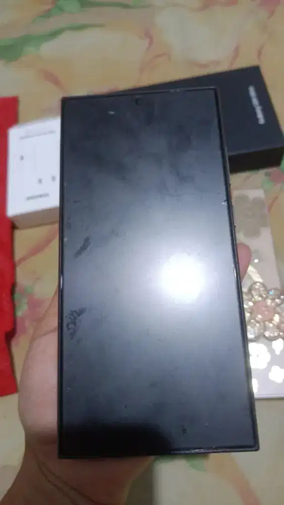 Samsung s24 ultra 12GB/256GB lengkap casan dan dus hp