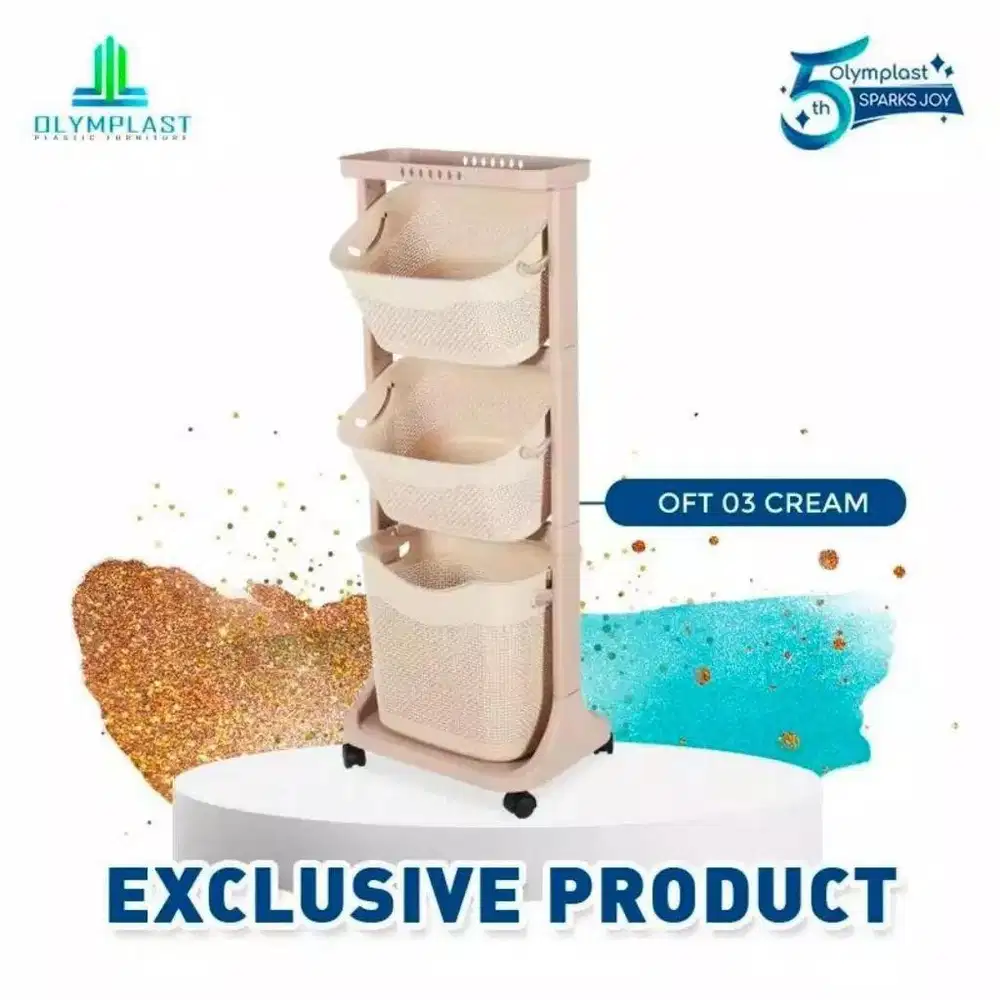 Dijual keranjang laundry olymplast