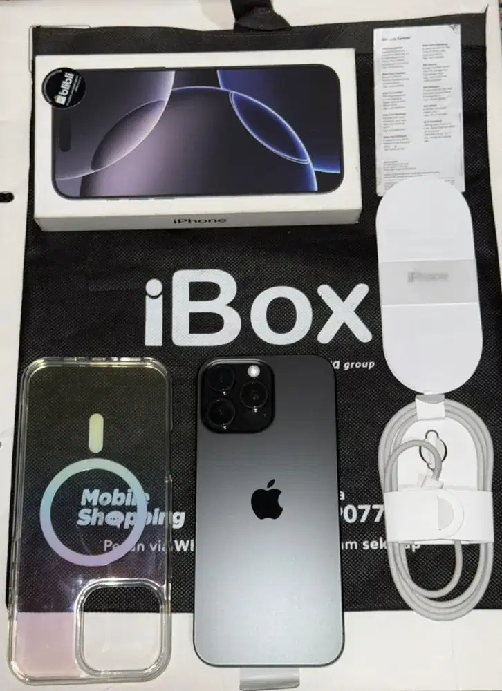 iPhone 16 Pro Max 256 GB iBox BH 100% Fullset  Ori
