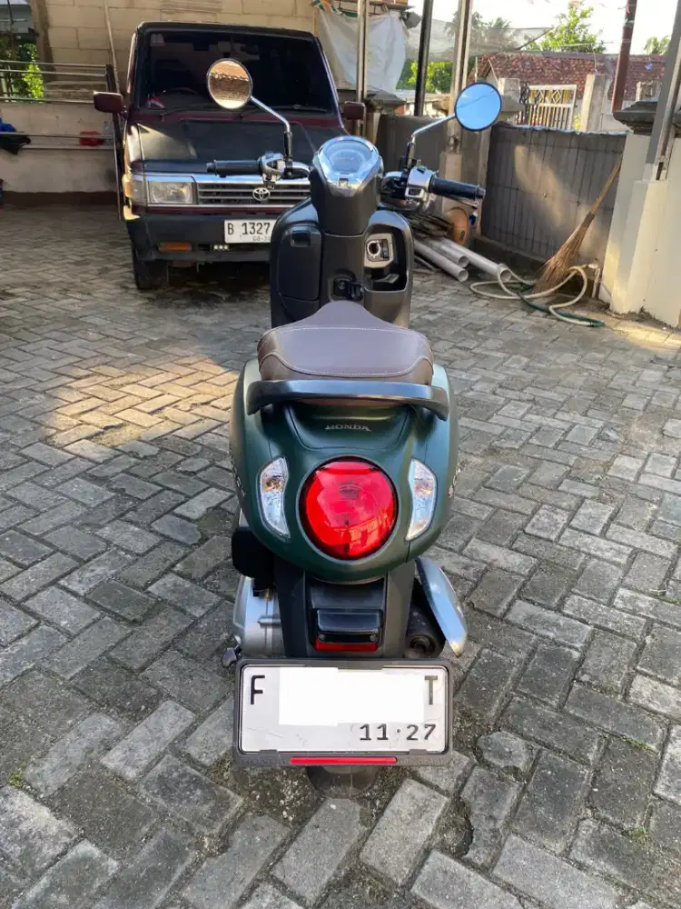 JUAL SCOOPY PRESTIGE 2022 GREEN ARMY
