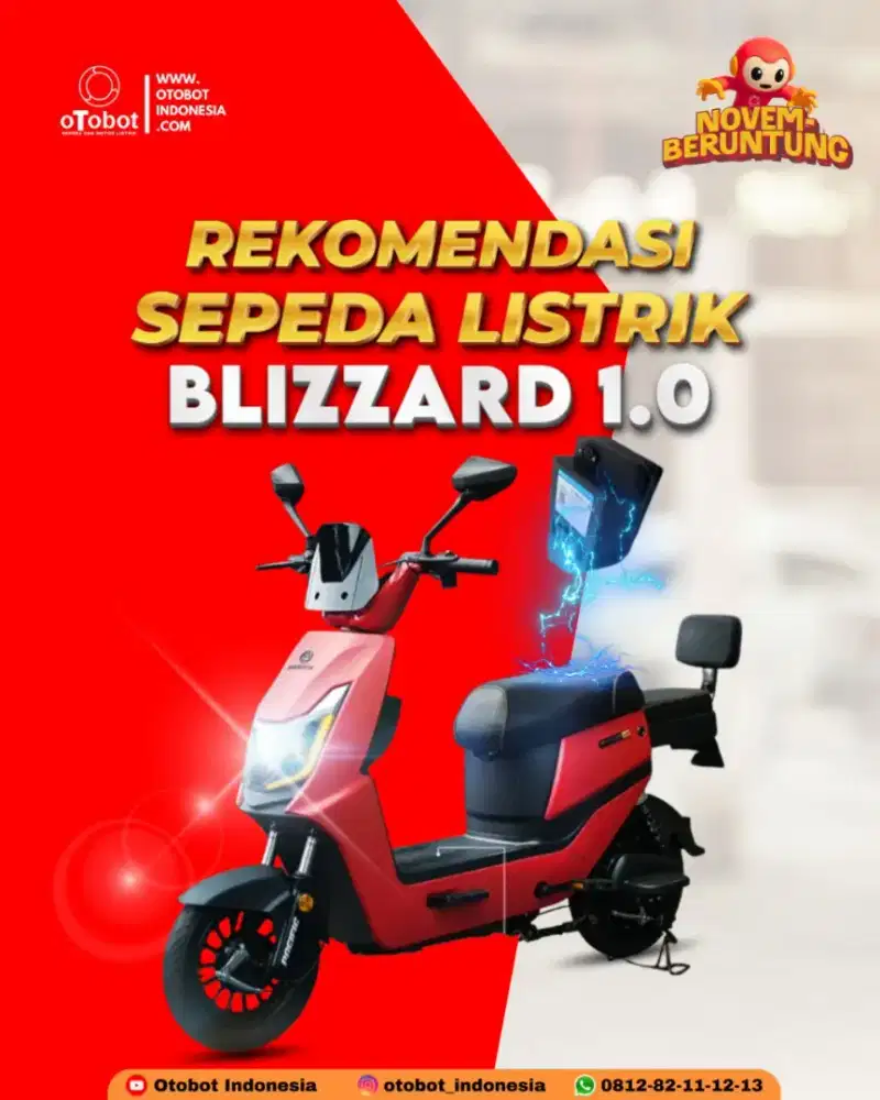Sepeda listrik blizard 1.0