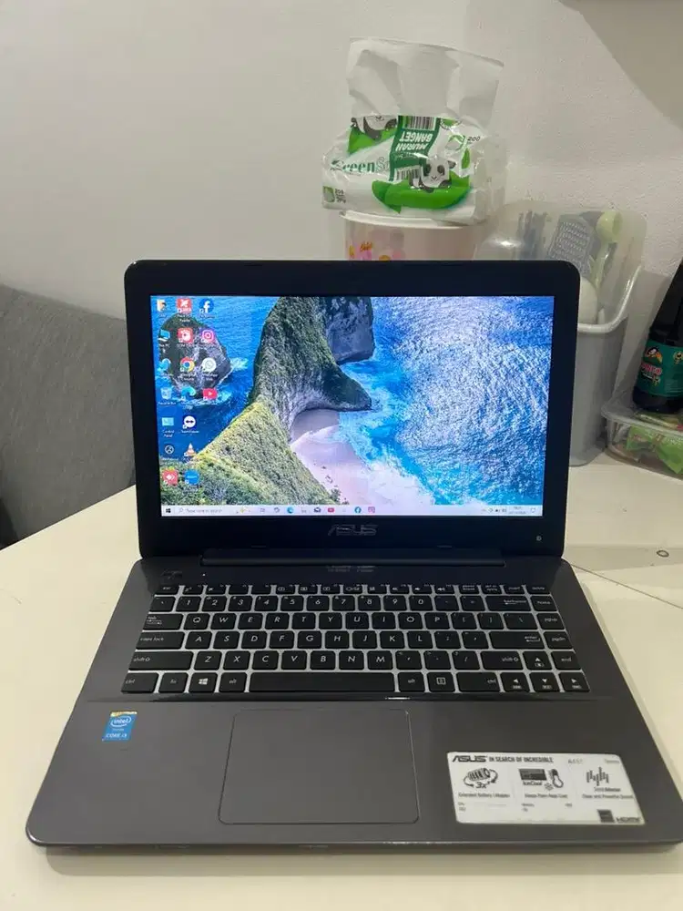LAPTOP ASUS A455L CORE I3 GEN 5 RAM 6GB