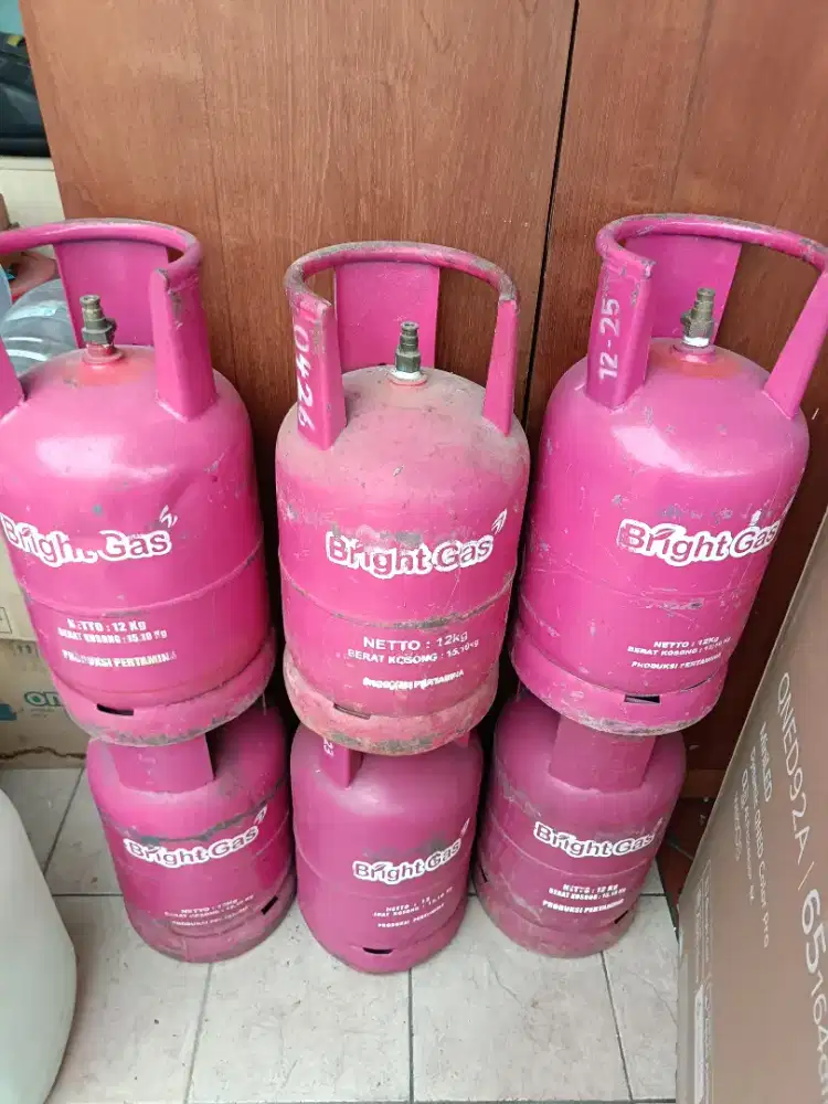 6 bh tabung gas merah 12 kg