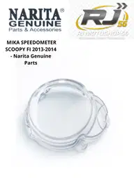 MIKA SPEEDOMETER SCOOPY FI 2013-2014 - Narita Genuine Parts