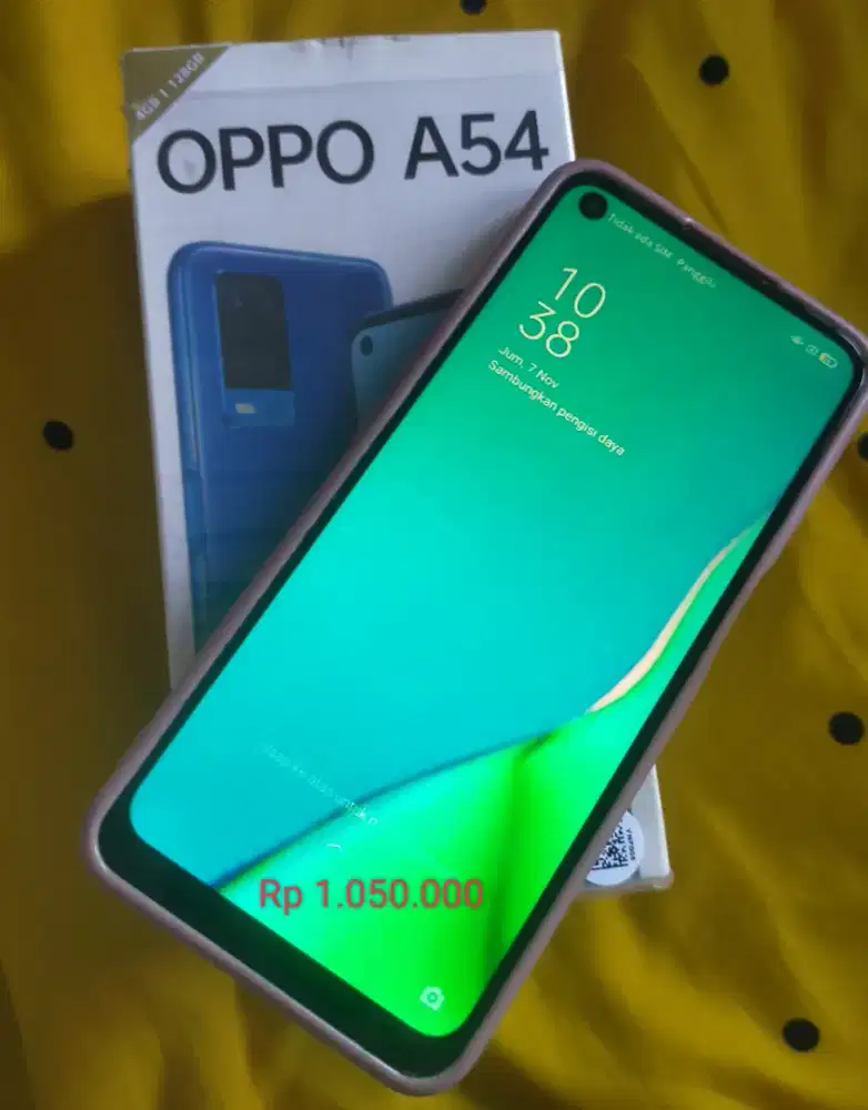 Oppo A54 Dus Charger Biru