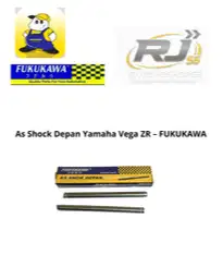 As Shock Depan Yamaha Vega ZR – FUKUKAWA