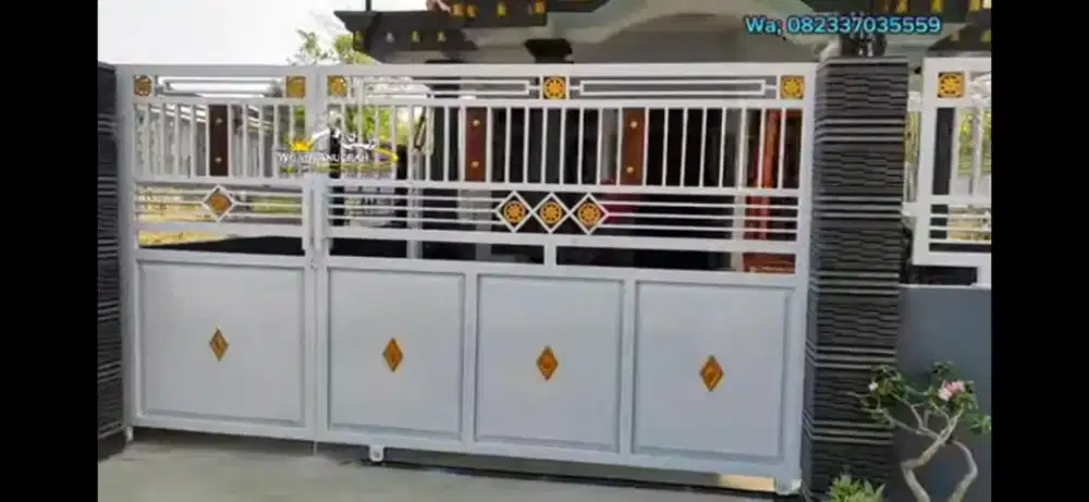 Pintu gerbang & teralis