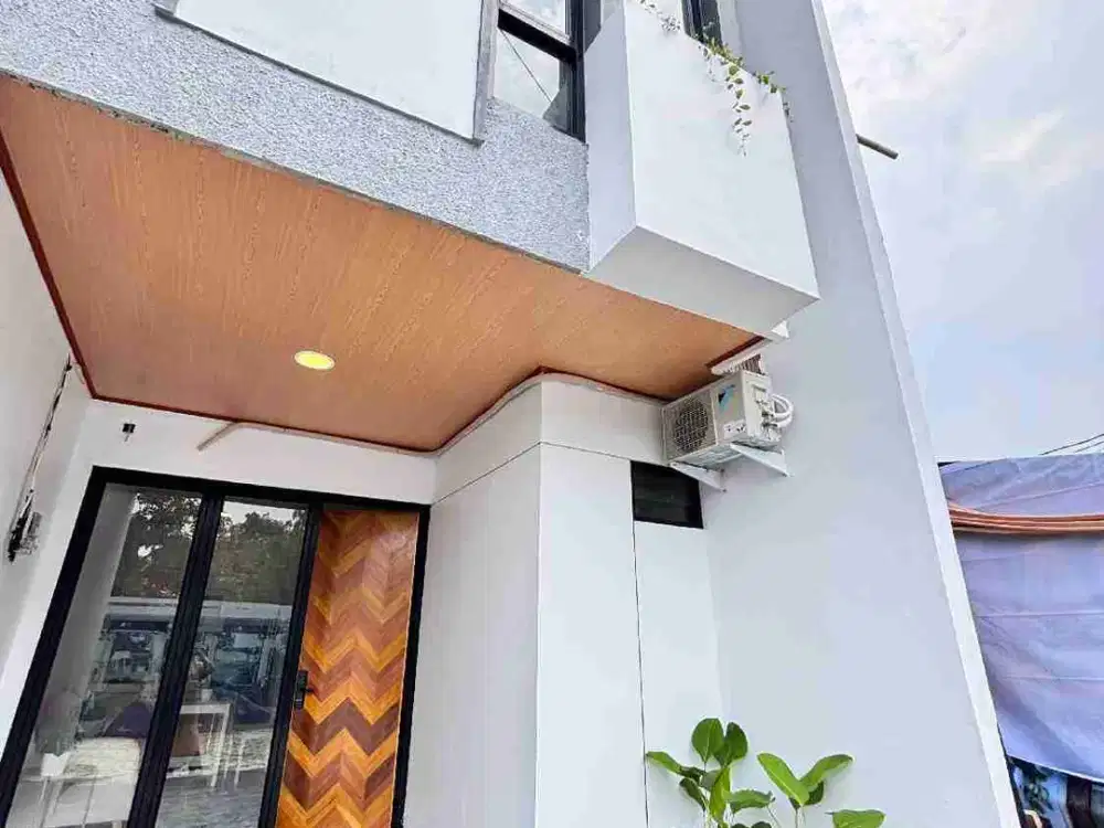 Rumah Dijual 2 Lantai Modern Strategis Dekat TOL Kukusan 10 Menit ke Kampus Universitas Indonesia Depok SHM