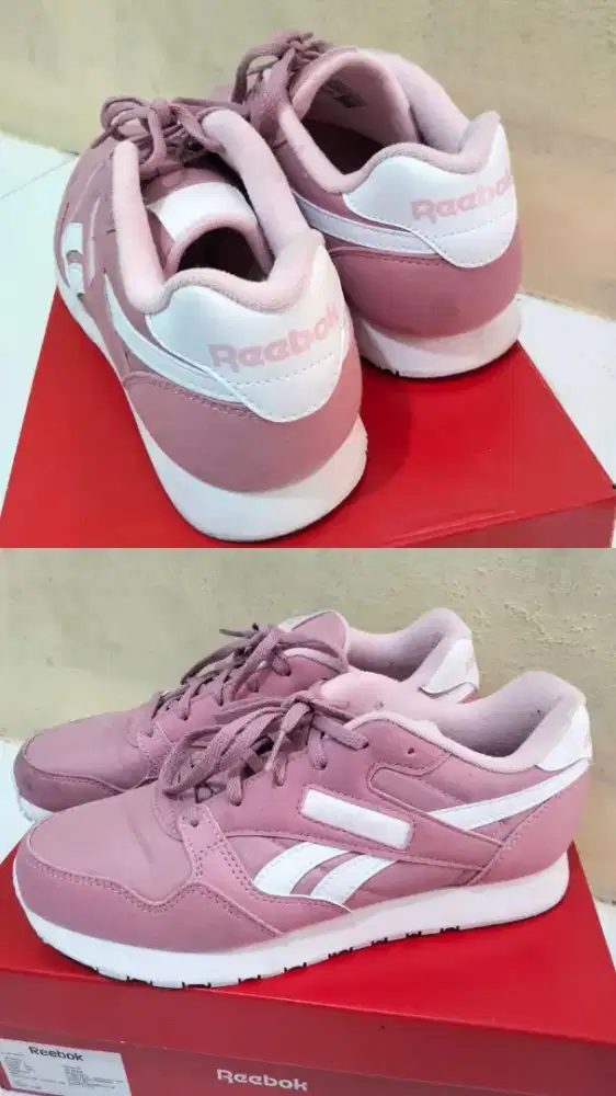 Sepatu Reebok Pink White