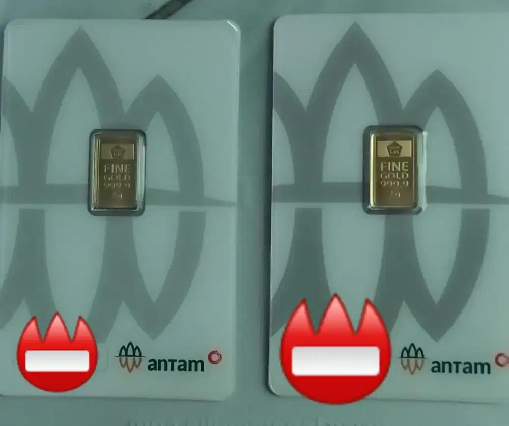 Logam mulia 2Gr 2Pcs