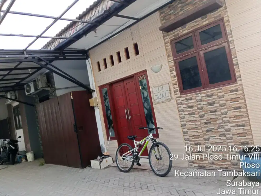 RUMAH DI JALAN PLOSO TIMUR VII A NO. 15, TAMBAKSARI SURABAYA