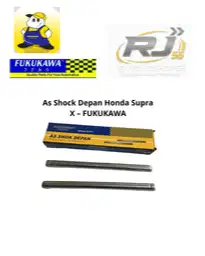 As Shock Depan Honda Supra X – FUKUKAWA