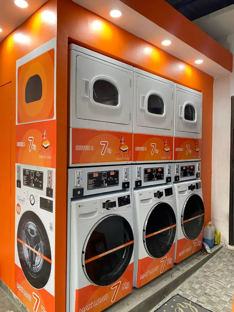 BANYAK UNTUNG!! PAKET USAHA LAUNDRY KOIN 3 STACK