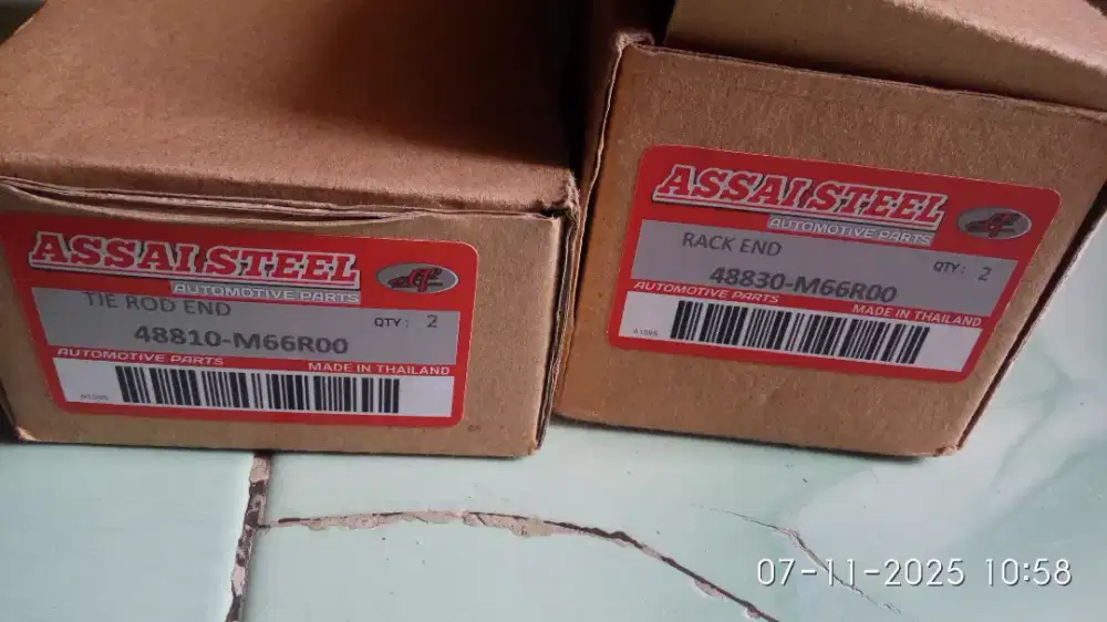 Tie rod dan Rack end