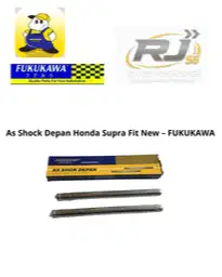 As Shock Depan Honda Supra Fit New – FUKUKAWA