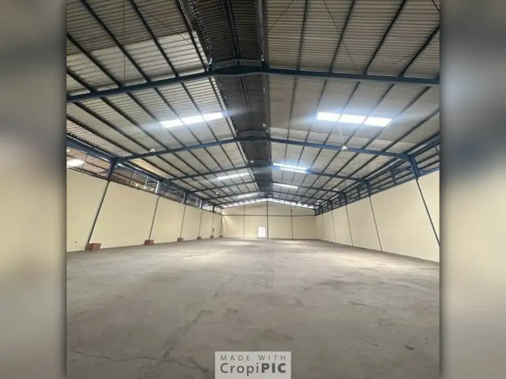 Disewa Gudang 1600 m2 Akses Container 40 Feet di Bekasi Utara