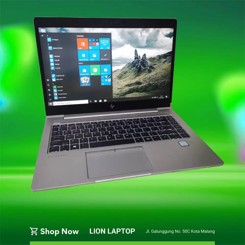 Core i5 Gen 8 RAM 8GB SSD 256GB HP Elitebook 840 G5 [07|11]