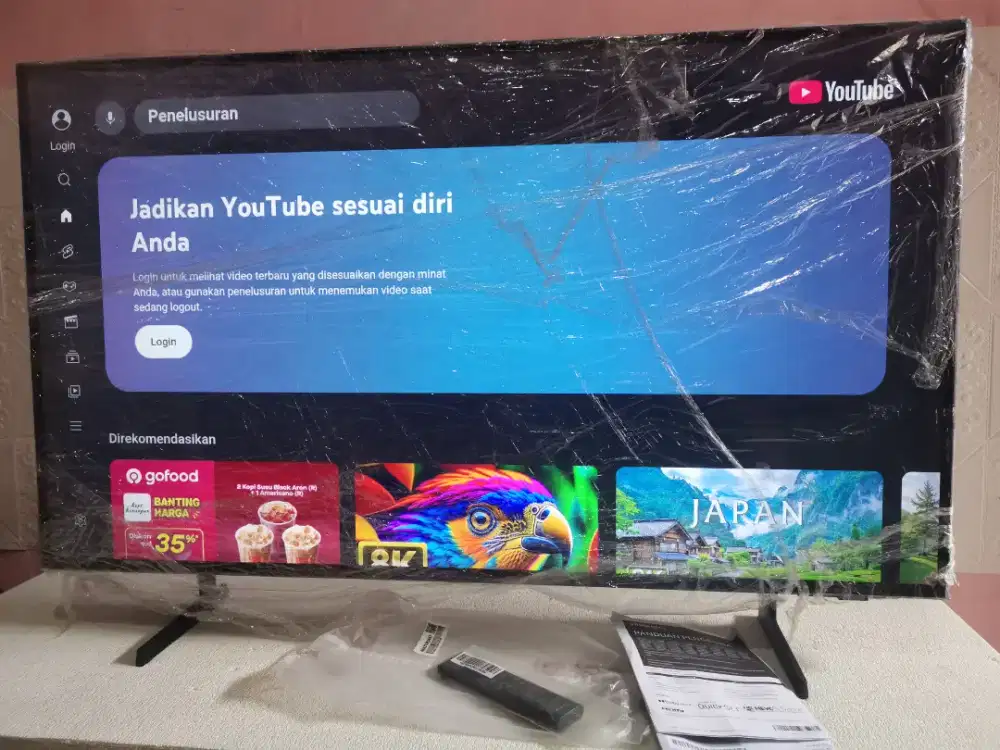 SAMSUNG Smart TV 43 Inch UHD 4K Slim Bezzless (Unit Baru9