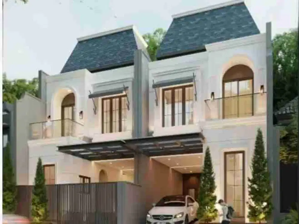 Inden ‼️Jual Rumah Baru model American Style di Manyar , Surabaya
