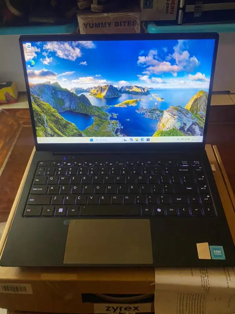 Zyrex Ultra N100 8GB 128+256GB W11 14 IPS & Monitor HP E243 IPS 24