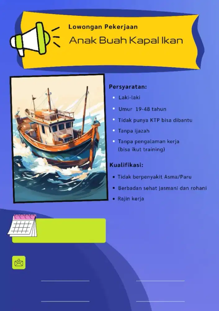 Loker ABK kapal (Pati) Nia