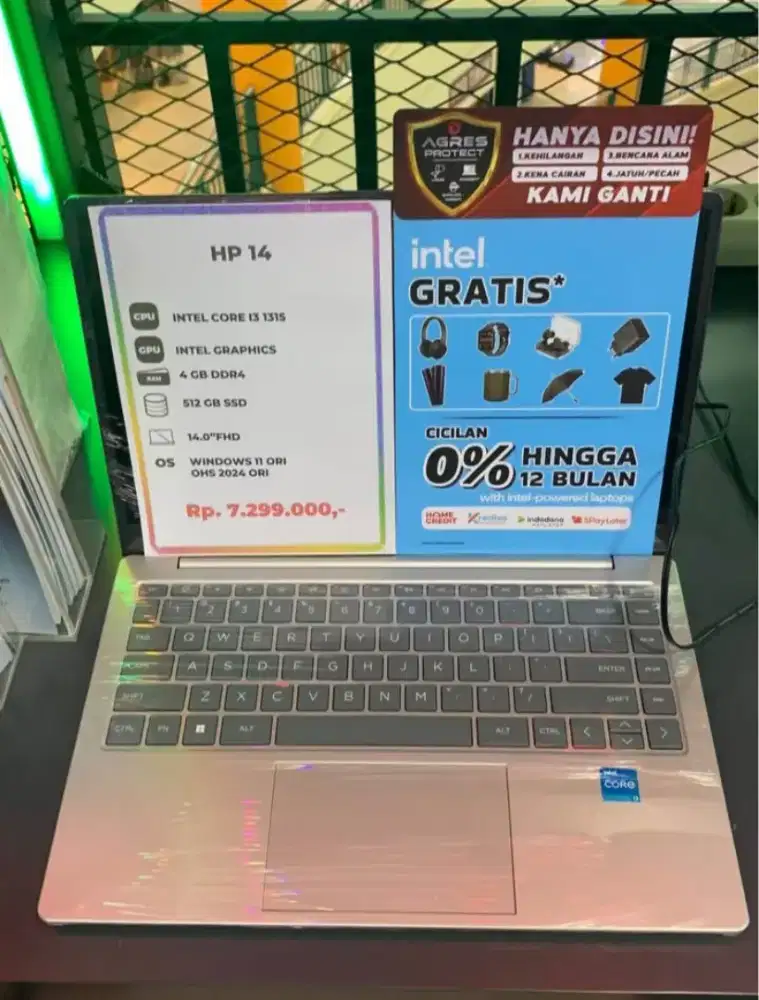 LAPTOP HP 14 Pakai Home Credit