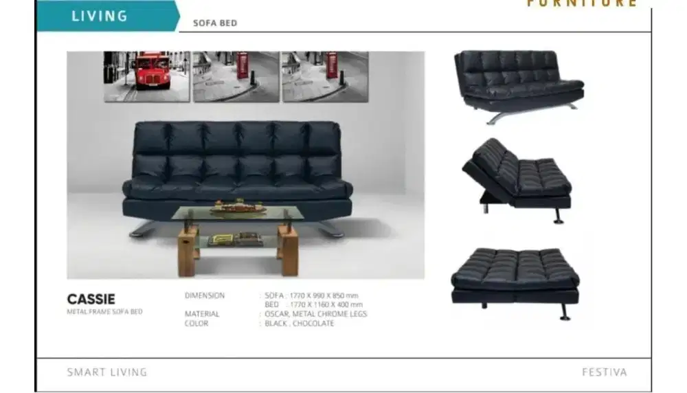 JUAL CEPAT !! Sofa Bed ukuran Jumbo By KANA Festiva