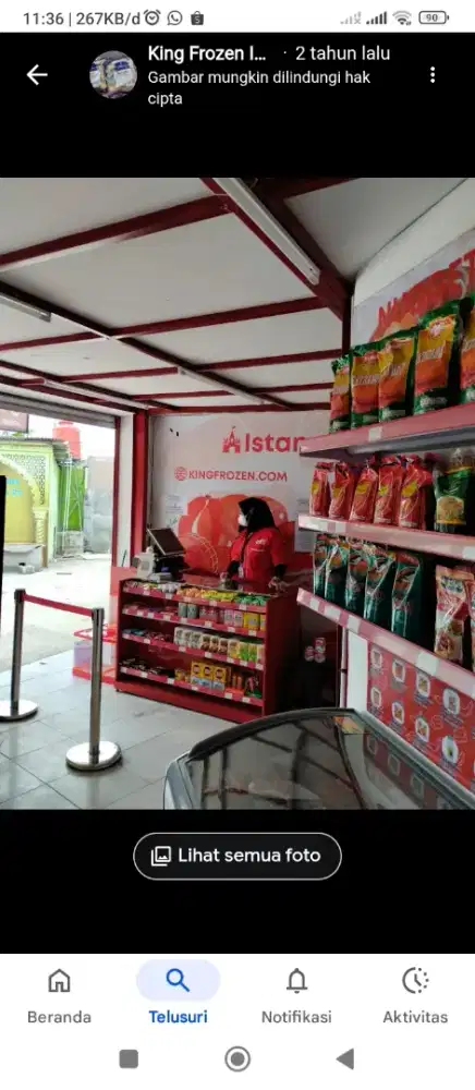 DI BUTUH KAN CREW/HELPER FROZEN FOOD