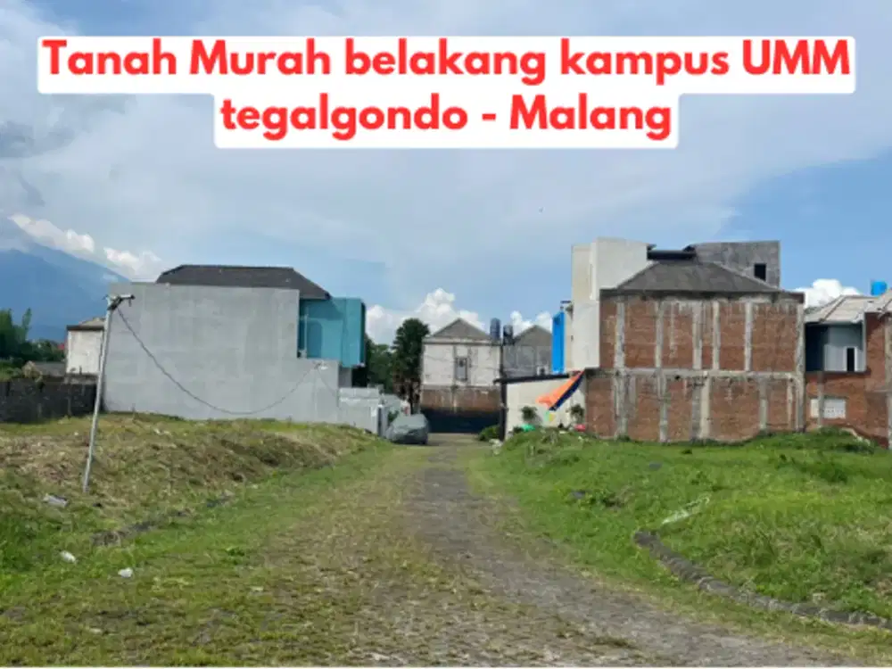 Investasi Tanah di Zona Kampus UMM – Akses Mudah & Ramai