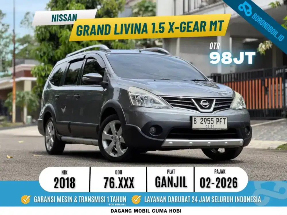 Nissan Grand Livina 1.5 X-Gear Manual Abu Abu 2018