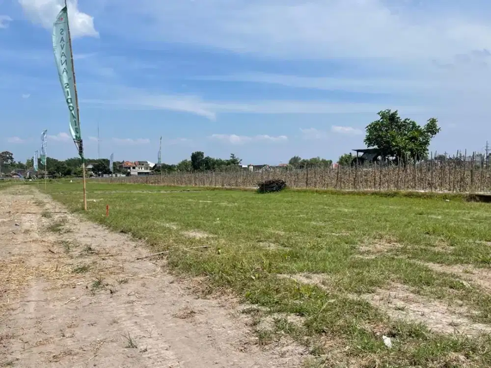 5 Menit UMY Tanah Godean View Sawah