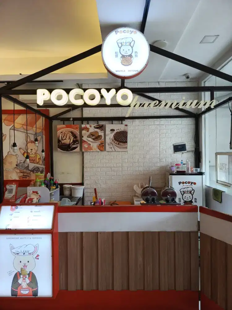 Jaga stand pocoyo waffle