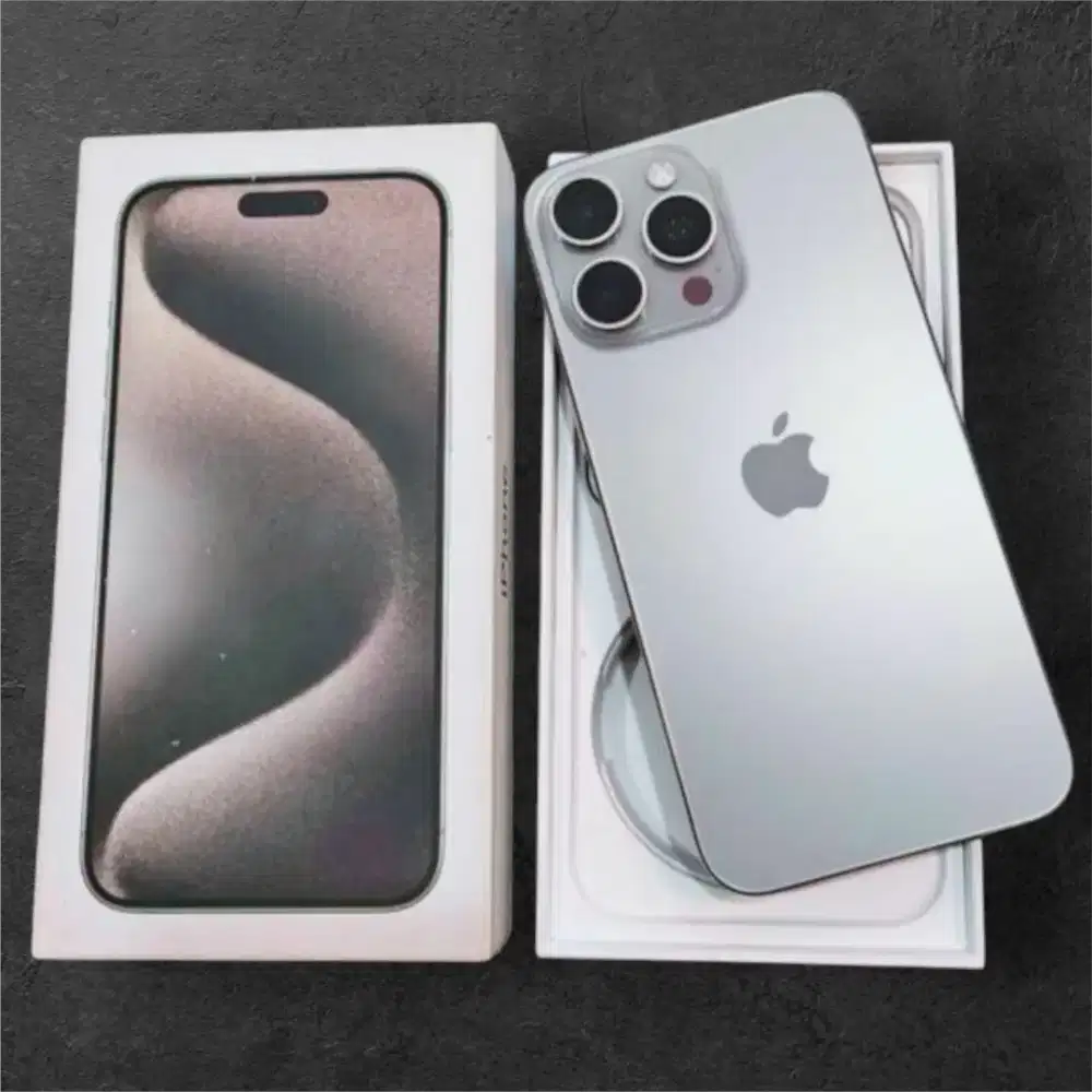 iphone 15 pro max 256 ibox mulus lengkap no minus