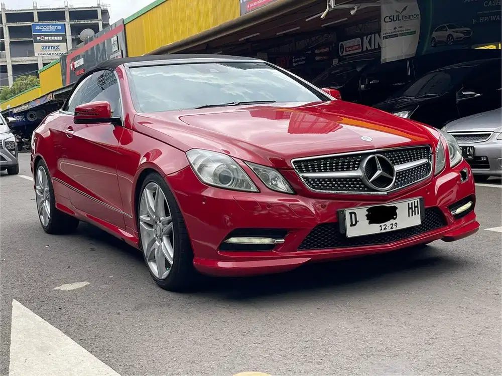 MERCY E250 CABRIOLET 2013 MERAH JUAL MURAHHHH