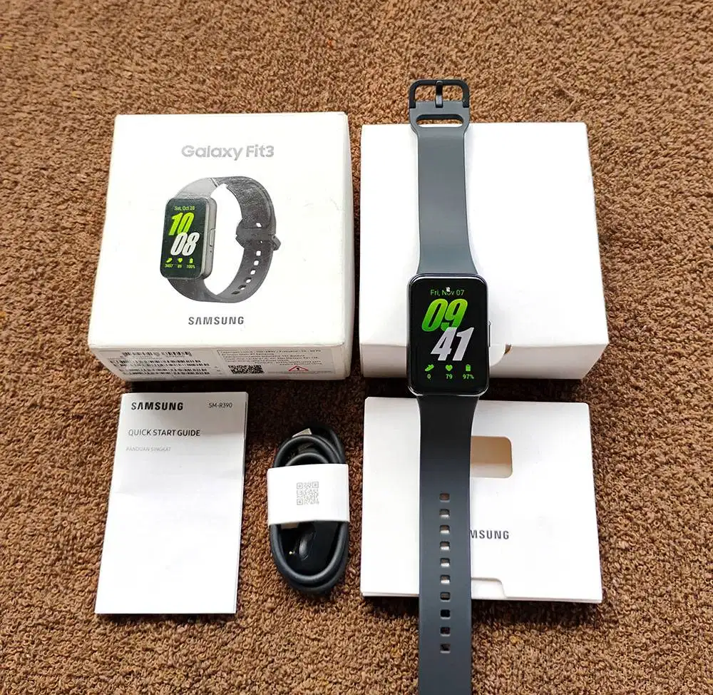 Samsung Galaxy Fit 3 black mulus fullset original