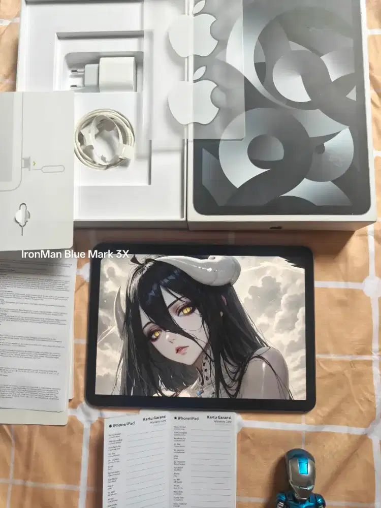 iPad Air 5 Chip M1 64gb Cellular + Wifi BH 100 iBox Fullset Like New