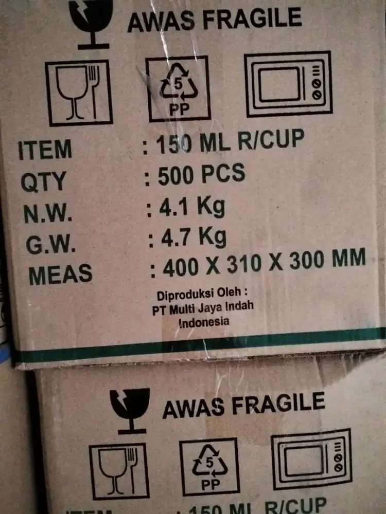 Suplayer thinwal DM dan meiji  harga pasti murah