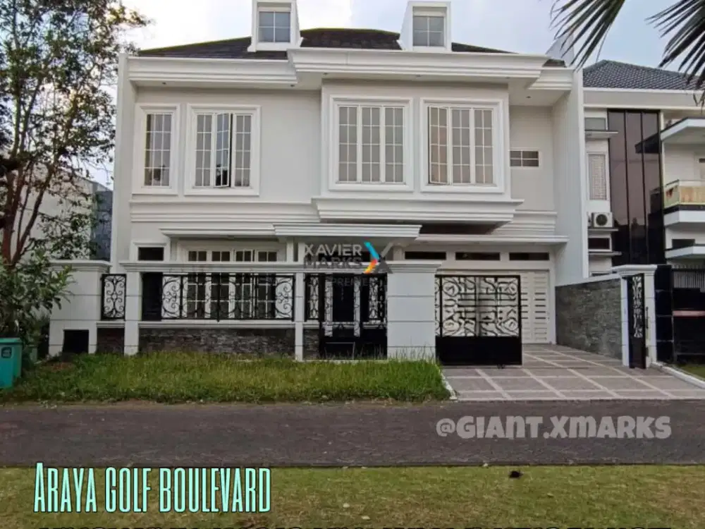 Rumah American Modern di Araya Golf Boulevard Malang