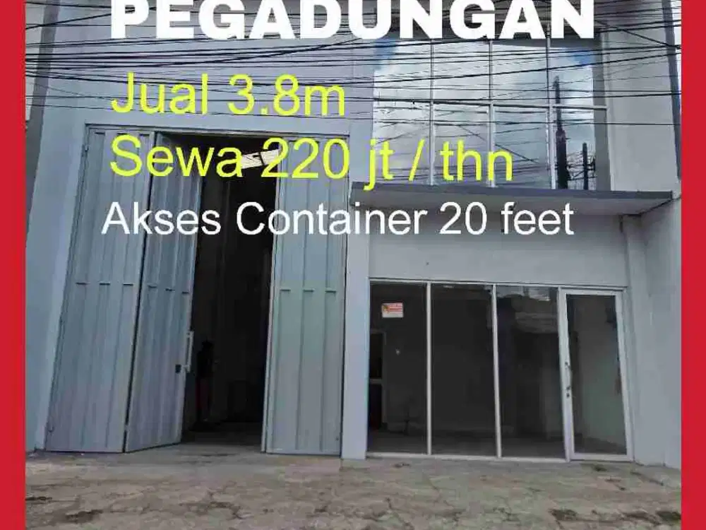 Wilson Gudang siap pakai uk 10x30 di egadungan kalideres