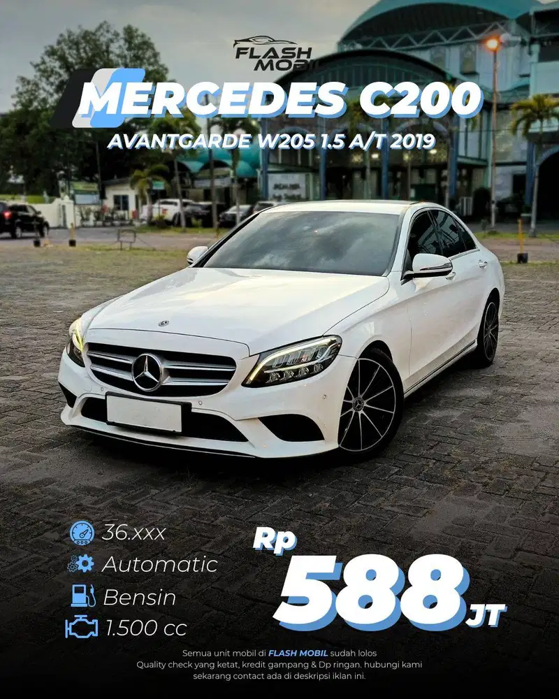 Mercedes-Benz C200 Avantgarde W205 1.5 A/T 2019