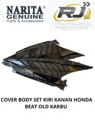 COVER BODY HONDA BEAT OLD / KARBU KIRI DAN KANAN HITAM NARITA