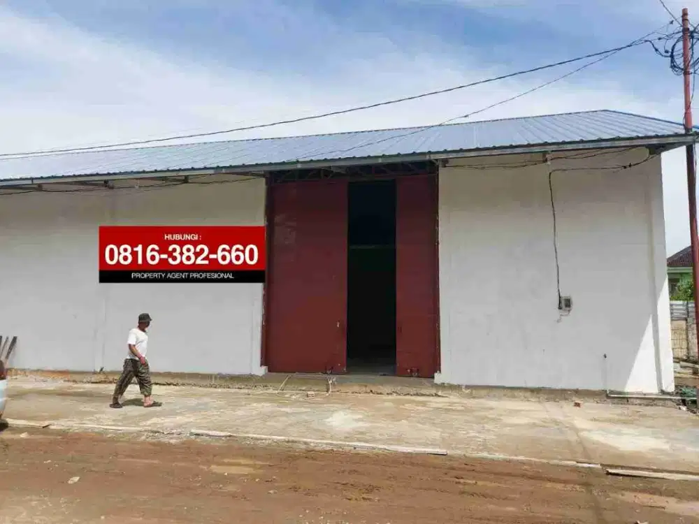Disewakan Gudang 225m2 Komp. Pergudangan Sukarno Hatta Palembang