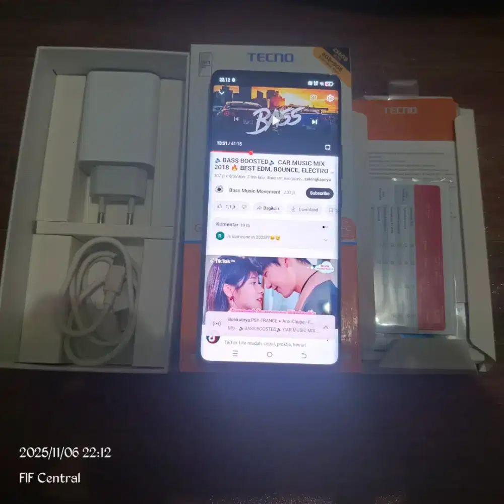 Tecno spark 20Pro + 8/256GB Fullset original