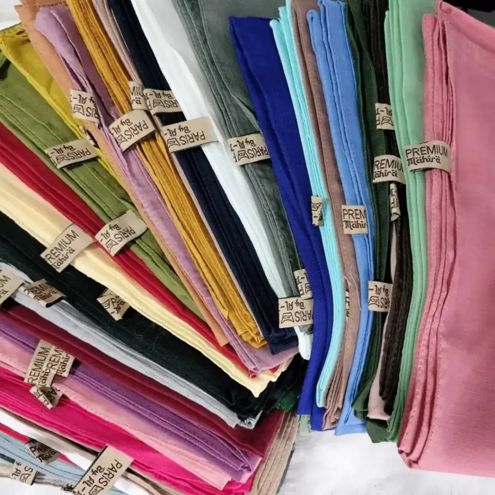 Kerudung Segi Empat Voal Paris Jadul Al-Mahira