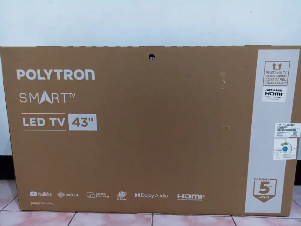 Jual TV 43' Polytron Smart TV, LED TV